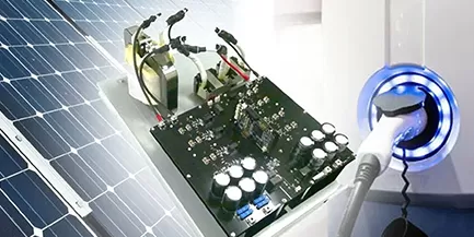 Which solar photovoltaic products are electrolytic capacitors mainly used in?