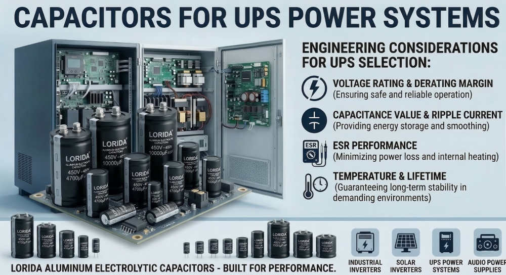 Capacitors Used in UPS Power Systems
