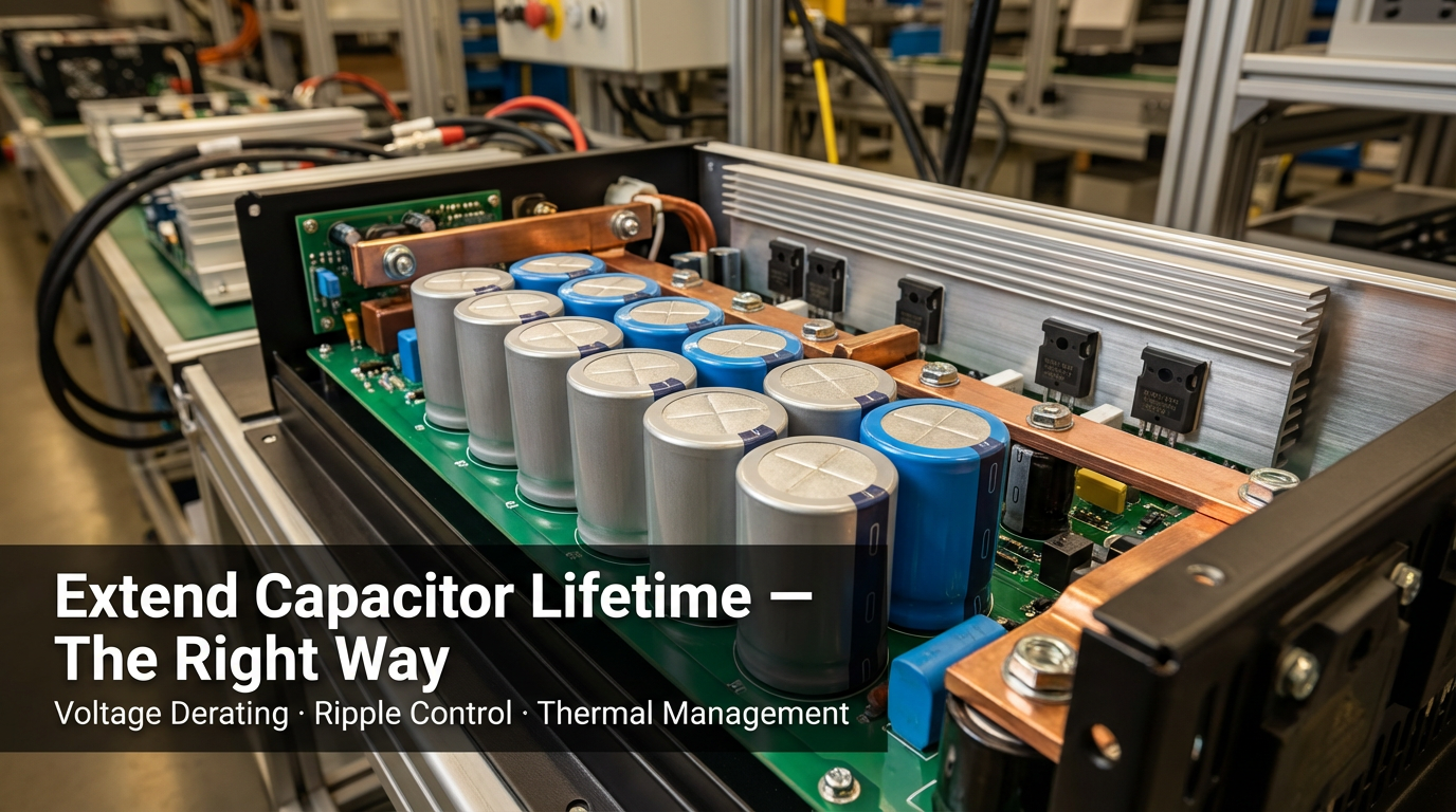How to Extend Electrolytic Capacitor Lifetime