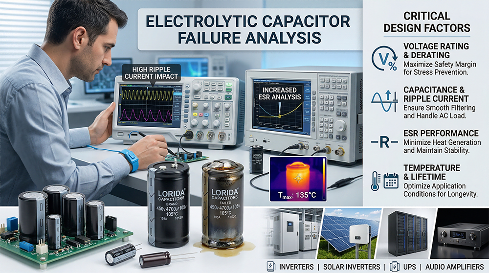 Electrolytic Capacitor Failure Analysis