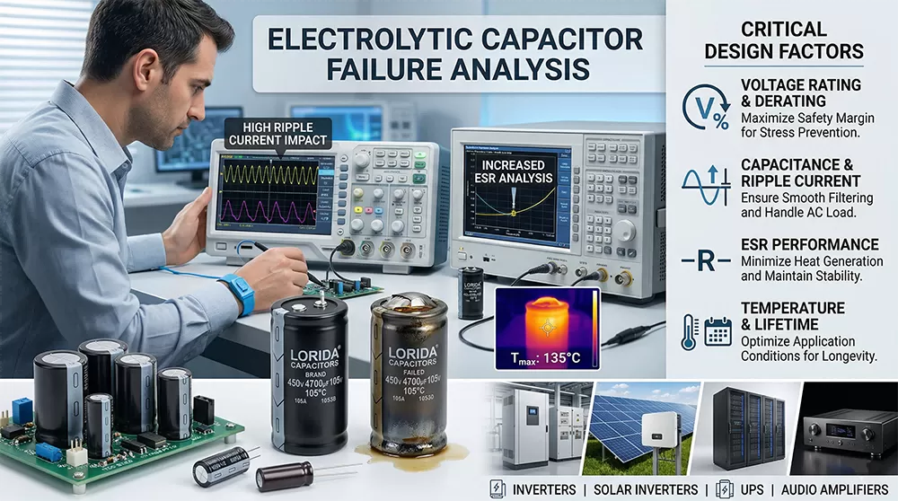 Electrolytic Capacitor Failure Analysis