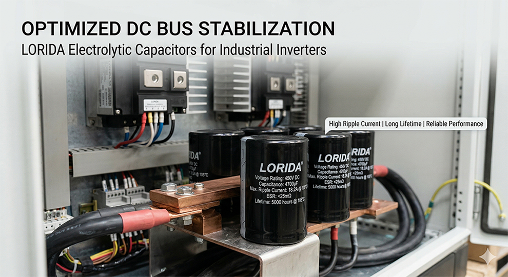 DC Bus Capacitor for Industrial Inverter