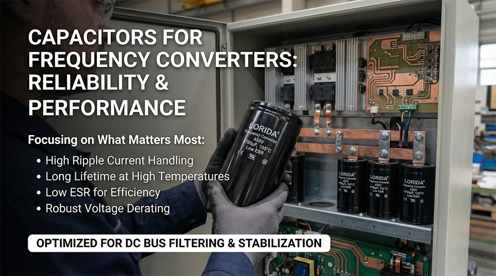 Capacitor for Frequency Converter Applications