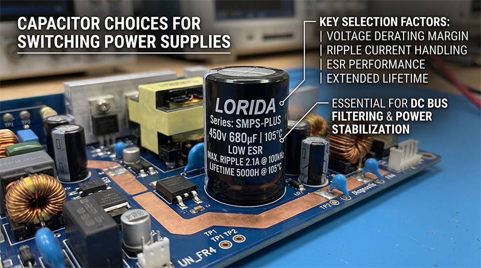 Capacitor for Switching Power Supply