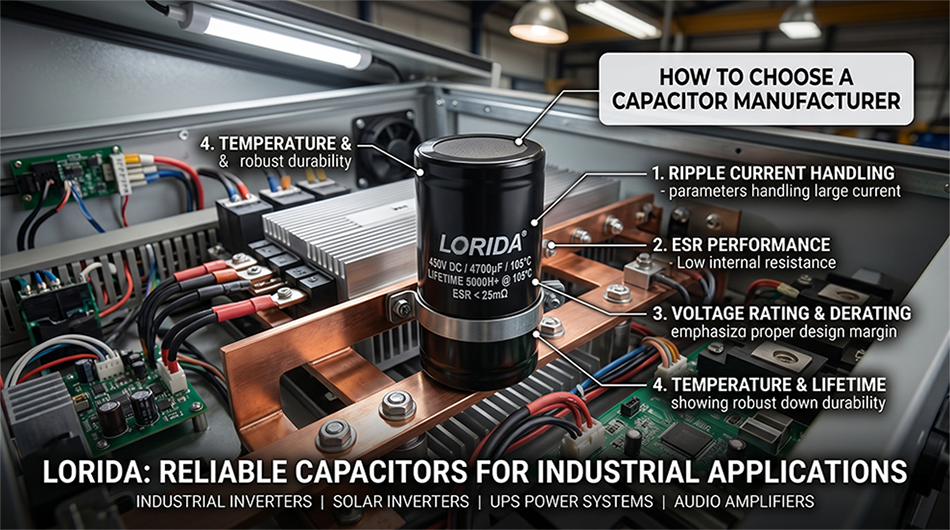 How to Choose a Capacitor Manufacturer