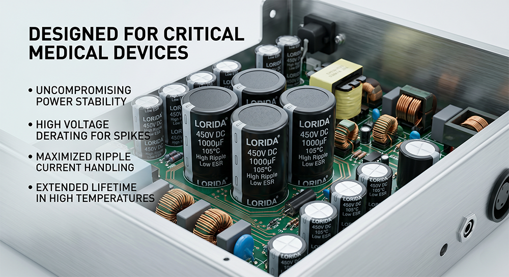 Capacitor for Medical Power Supply