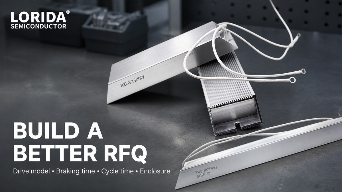 VFD braking resistor duty cycle and sample validation