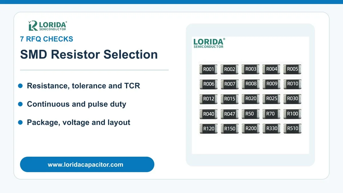 How to Select an SMD Resistor: 7 RFQ Checks