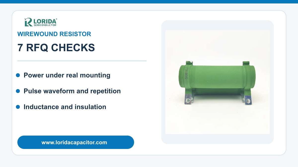 LORIDA wirewound resistor selection RFQ checks