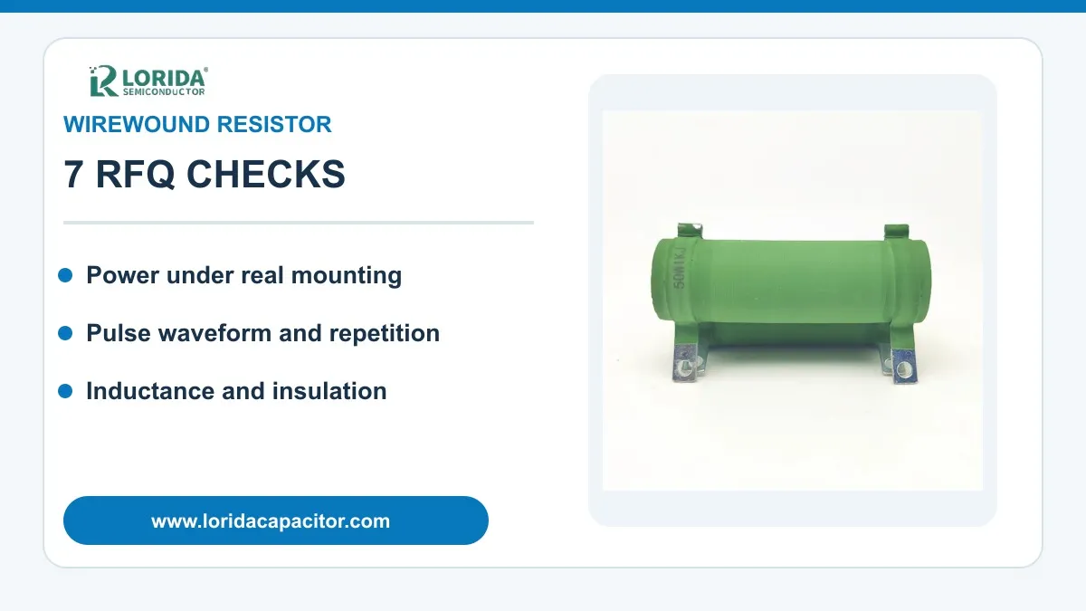 Wirewound Resistor Selection: 7 RFQ Checks