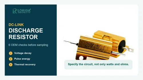 DC-Link Discharge Resistor Selection: 6 OEM Checks