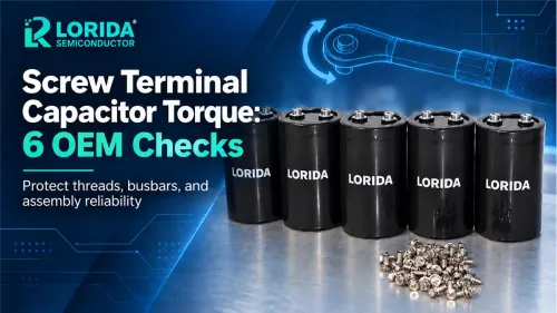 Screw Terminal Capacitor Torque: 6 OEM Checks
