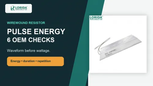 Wirewound Resistor Pulse Energy: 6 OEM Checks