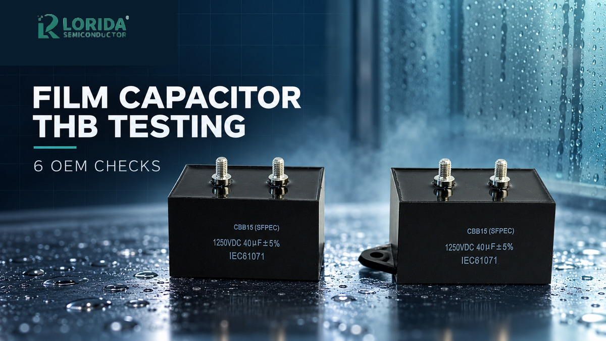 Film capacitor THB testing with six OEM checks