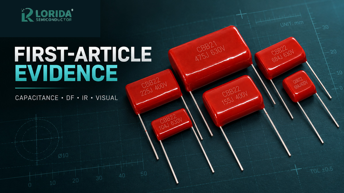 Film capacitor first-article THB evidence checklist