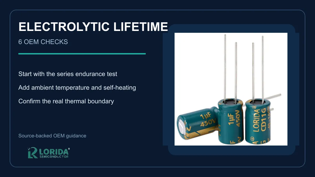 Electrolytic Capacitor Lifetime: 6 OEM Checks