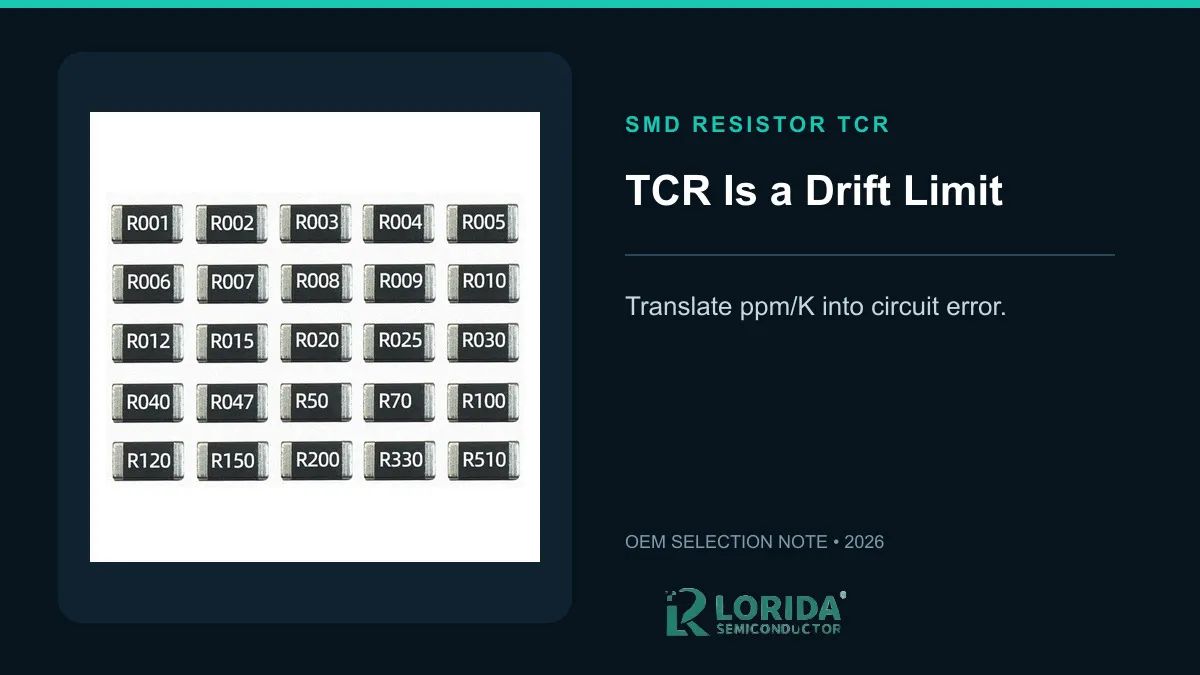 SMD Resistor TCR: 6 OEM Checks