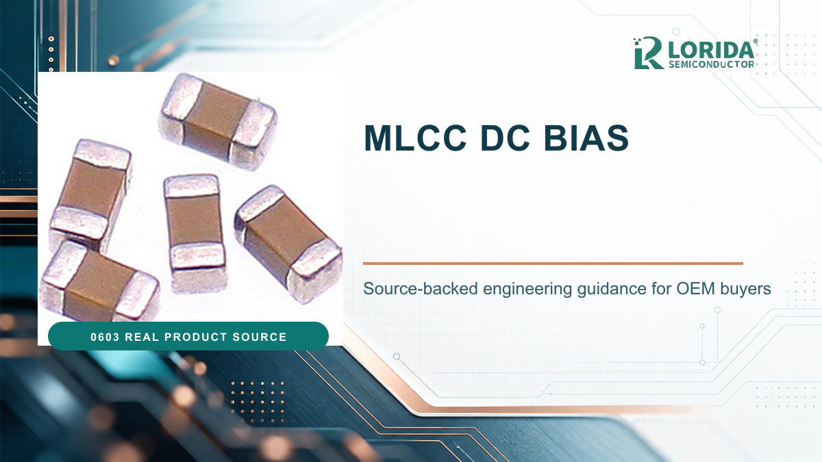 MLCC DC bias effective capacitance checks using real LORIDA 0603 capacitor products