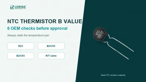 NTC Thermistor B Value: 6 OEM Checks