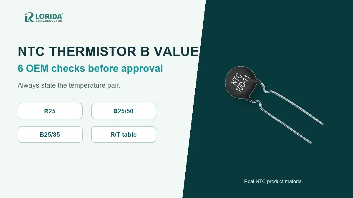 NTC Thermistor B Value: 6 OEM Checks