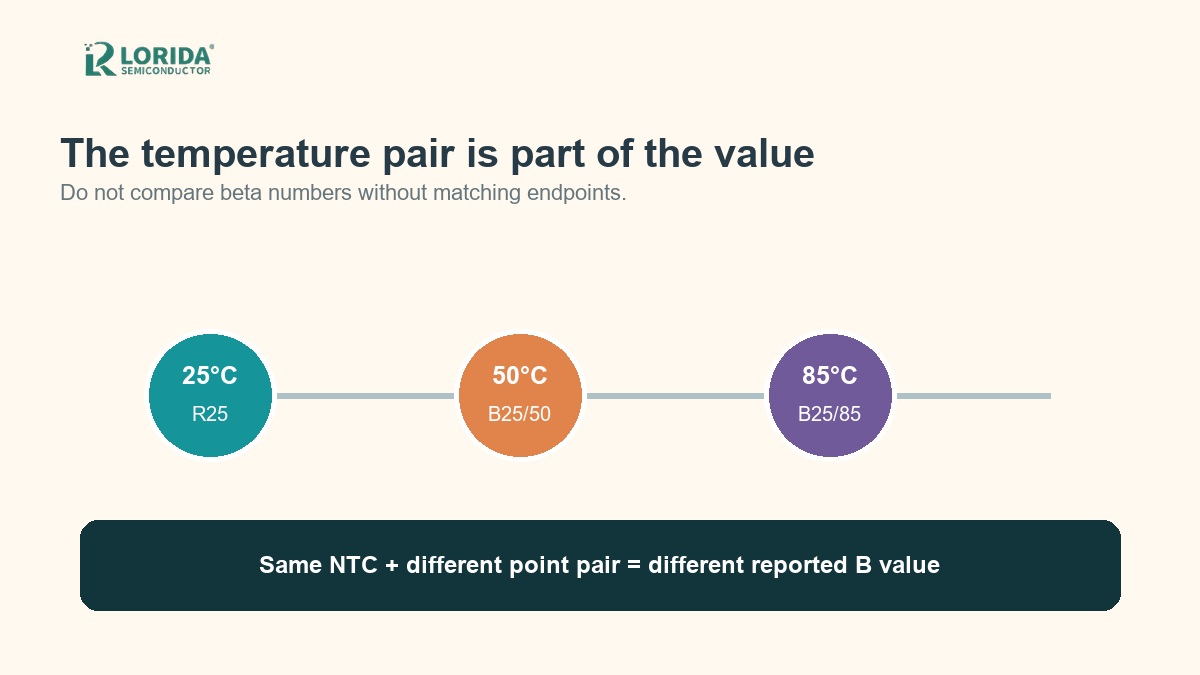 B25 50 and B25 85 comparison for NTC thermistor RFQ