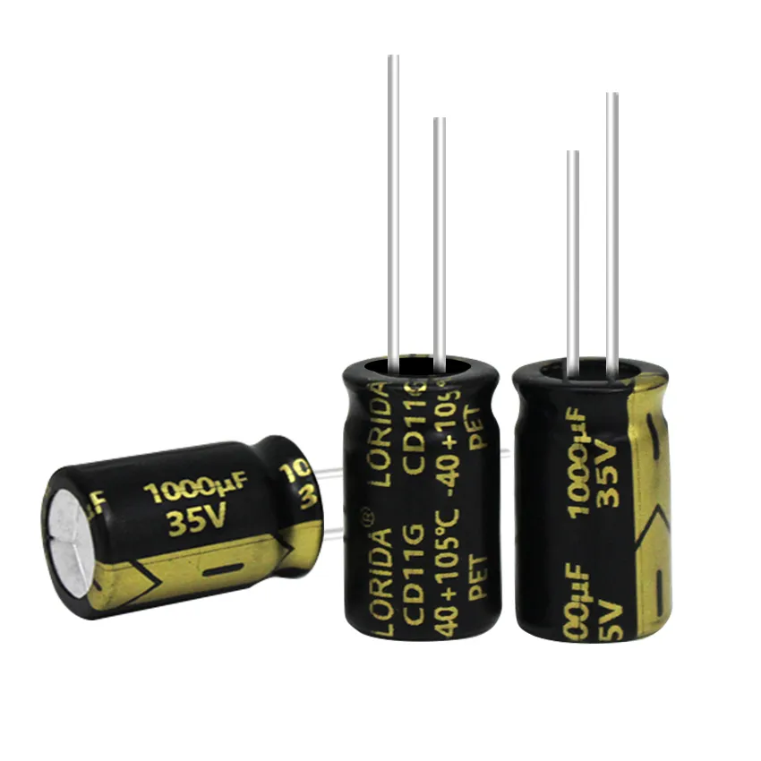 Nichicon Gold FW 1000µF 35V Radial Electrolytic Capacitor – 2-Pack For Audio