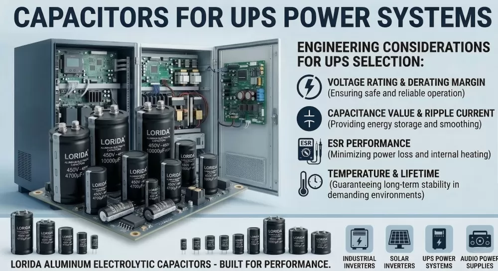 Capacitors Used in UPS Power Systems