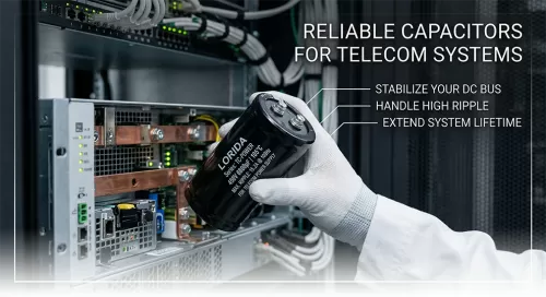 Capacitor for Telecom Power Supply