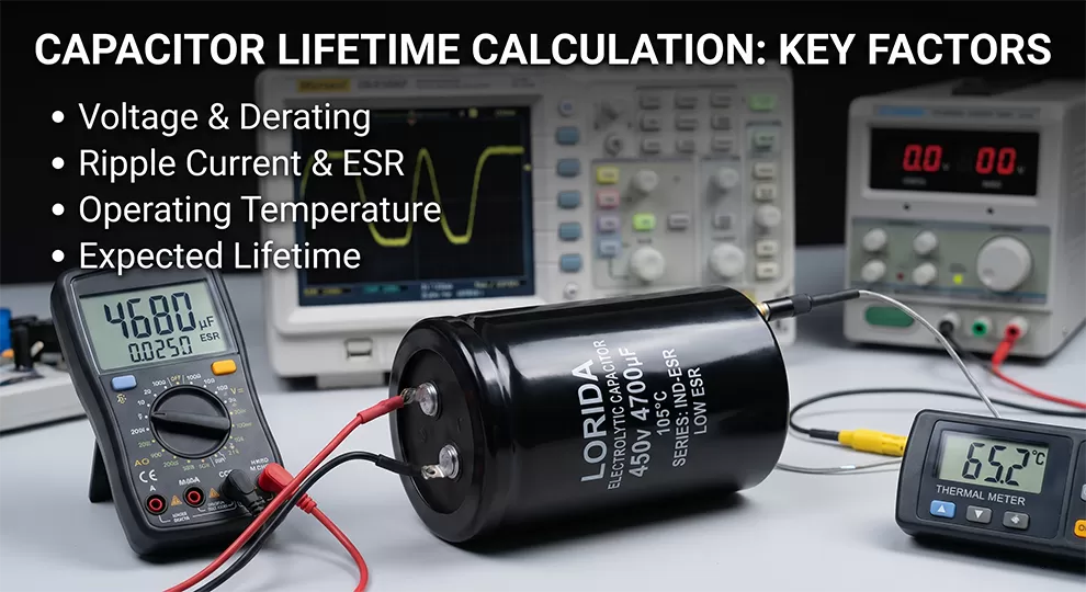 Capacitor Lifetime Calculation Method