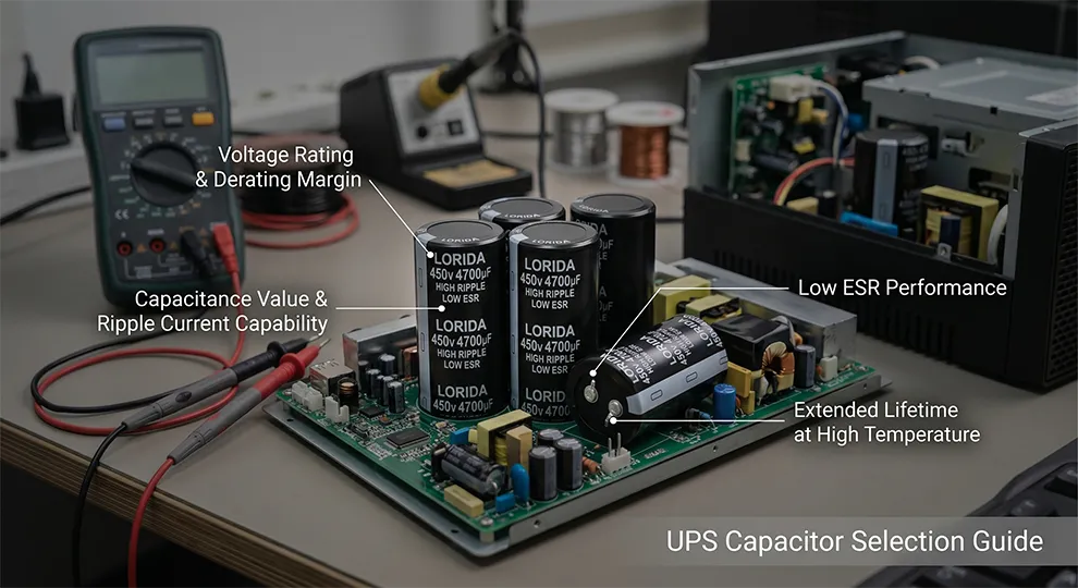 UPS Capacitor Selection Guide