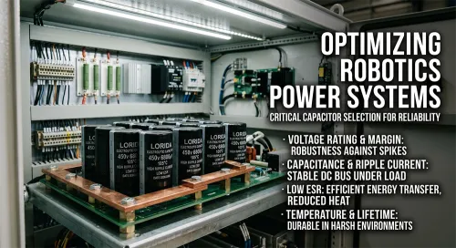 Capacitor for Robotics Power Systems