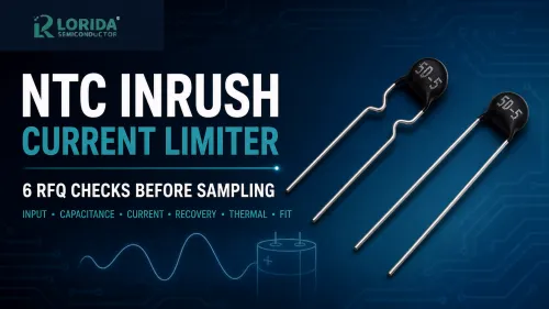 NTC Inrush Current Limiter Selection: 6 RFQ Checks
