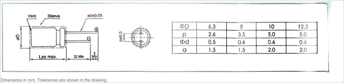 LORIDA BE Series dimensional outline drawing