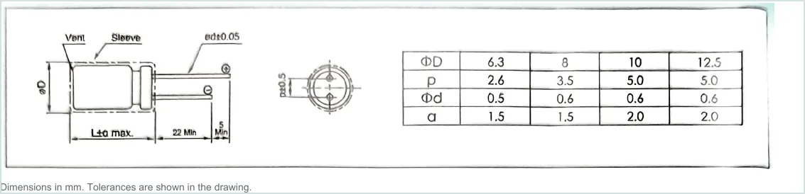 LORIDA BE Series dimensional outline drawing