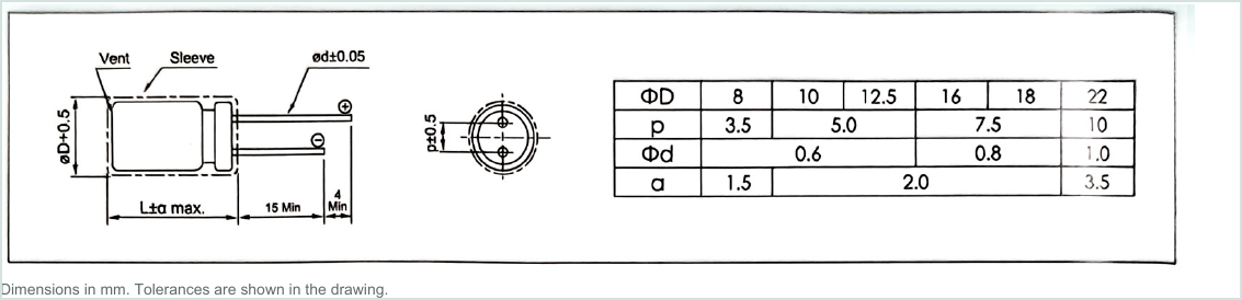 LORIDA SRE Series dimensional outline drawing