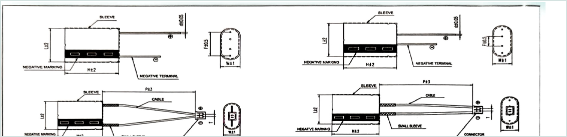 LORIDA SRM Series dimensional outline drawing