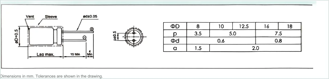 LORIDA SRQ Series dimensional outline drawing