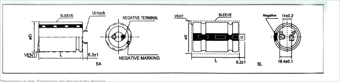 LORIDA SSP Series dimensional outline drawing