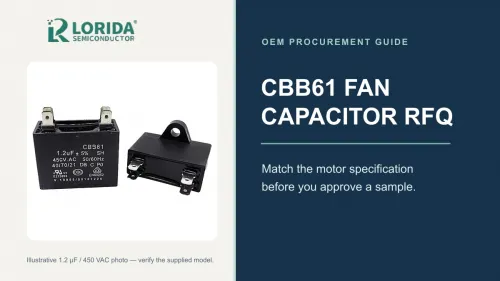 CBB61 Fan Capacitor Markings: What OEM Buyers Must Verify