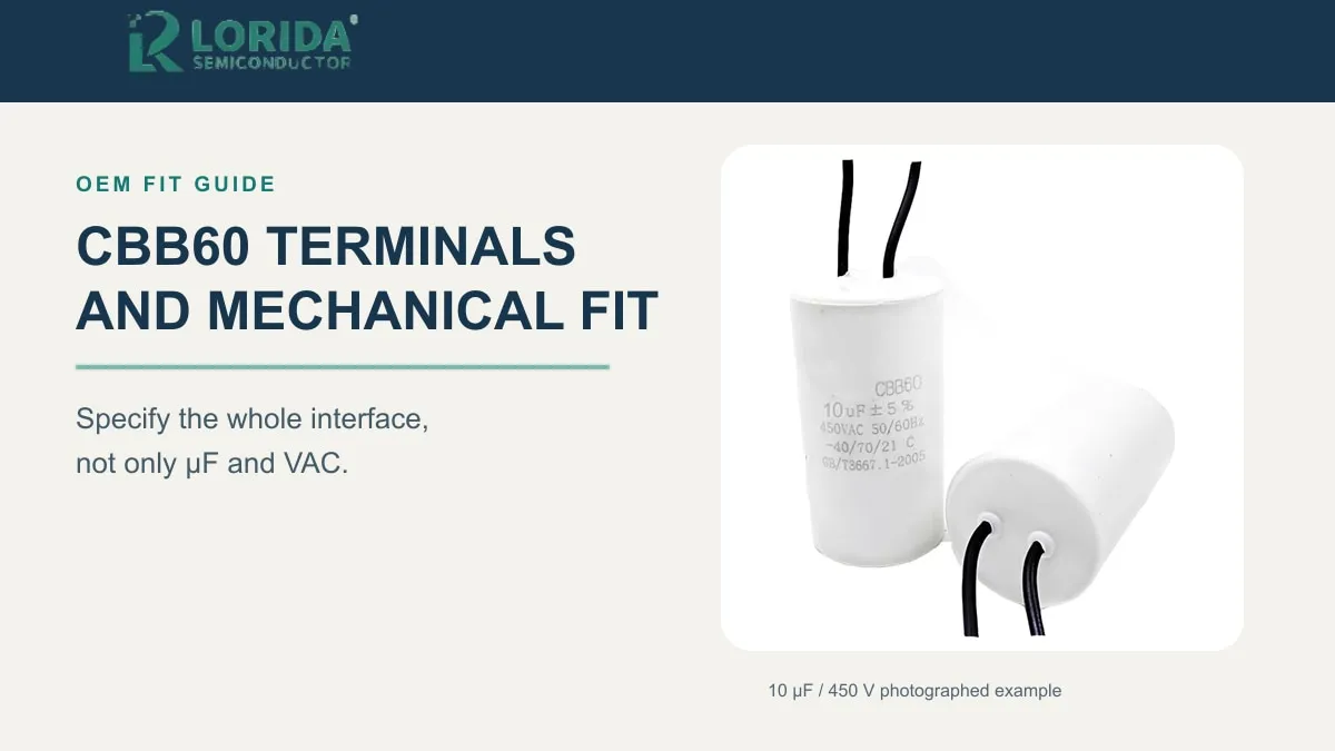 CBB60 Terminals and Mechanical Fit: What OEM Buyers Must Specify
