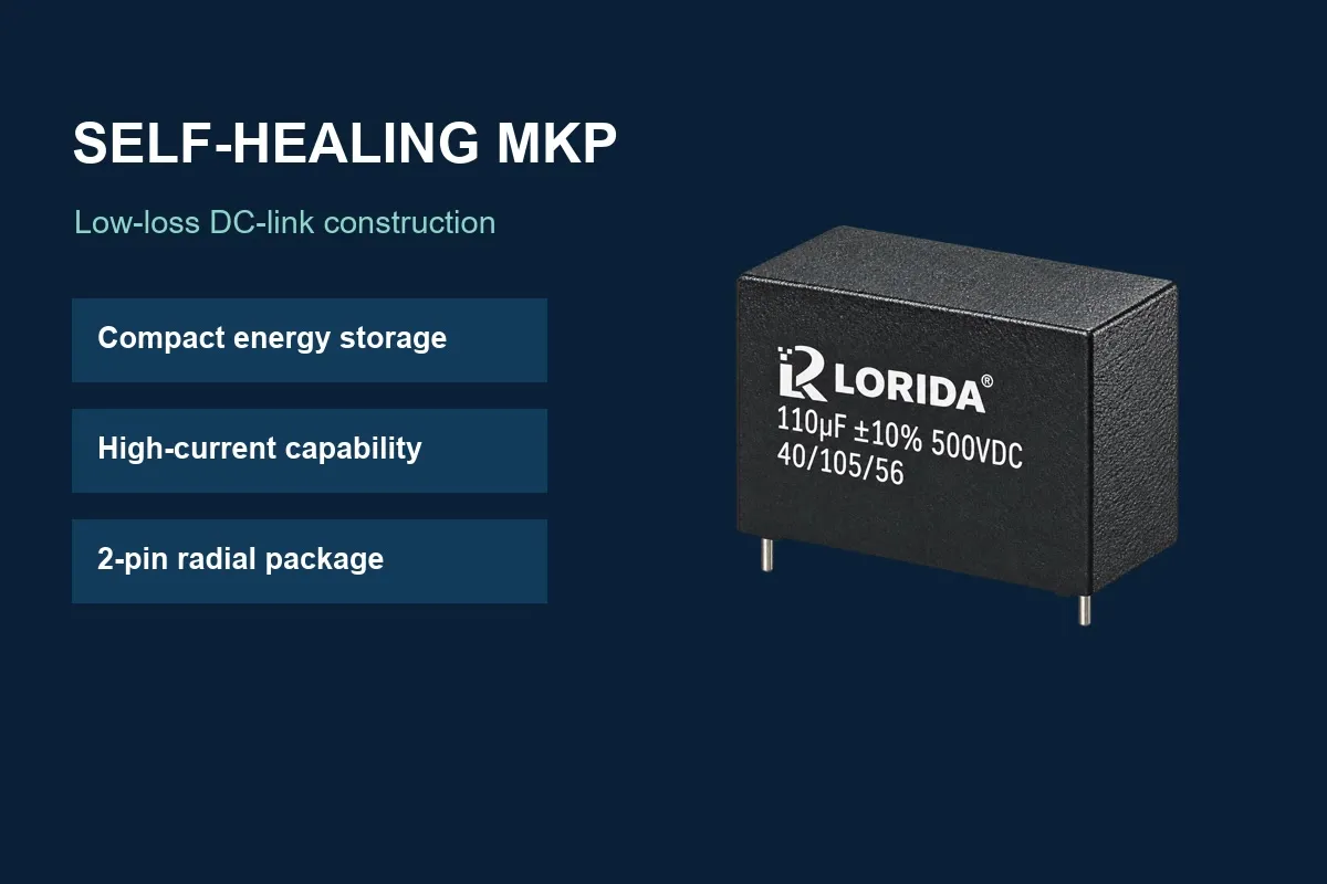 500VDC DC-Link MKP Metallized Polypropylene Film Capacitor construction detail