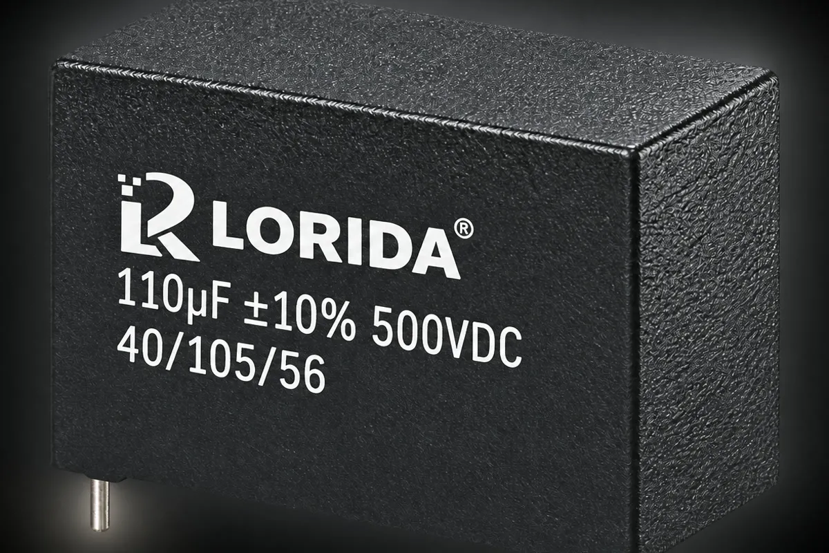 500VDC DC-Link MKP Metallized Polypropylene Film Capacitor LORIDA marking