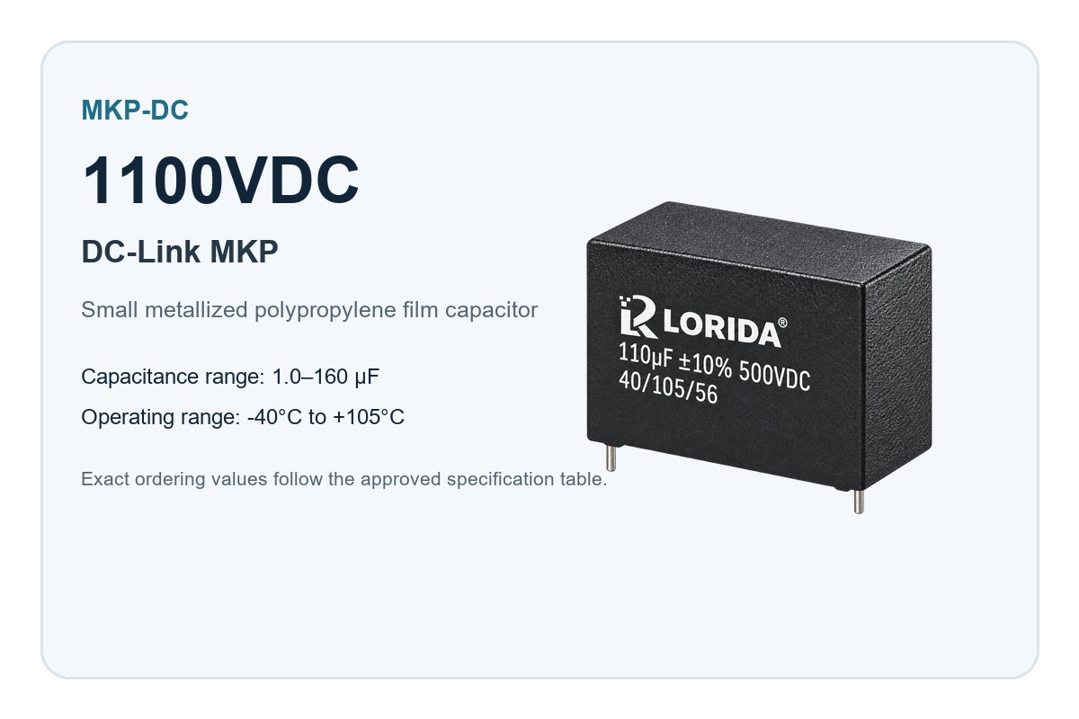1100VDC DC-Link MKP engineering overview