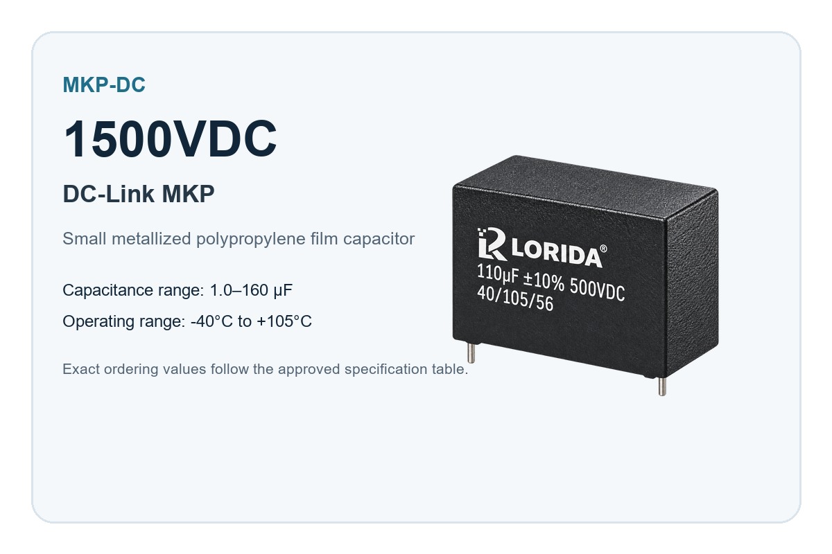 1500VDC DC-Link MKP engineering overview
