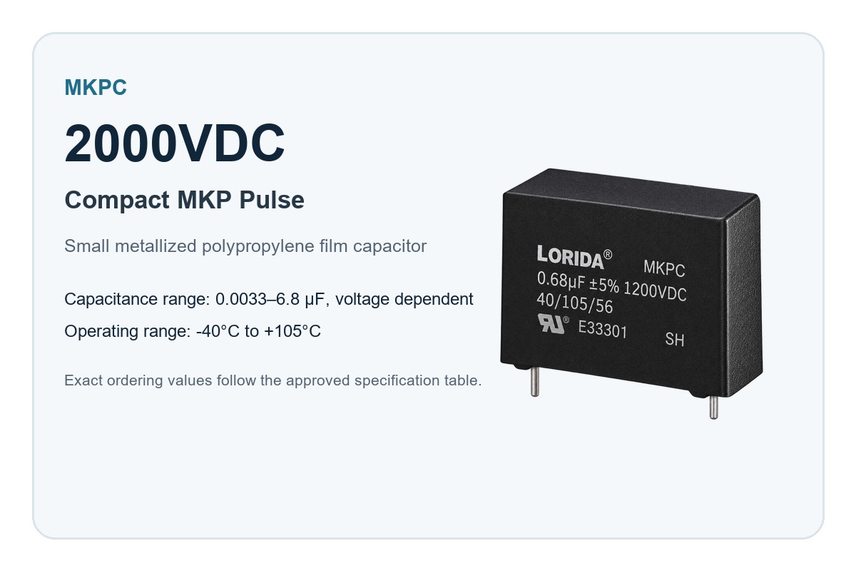 2000VDC Compact MKP Pulse engineering overview