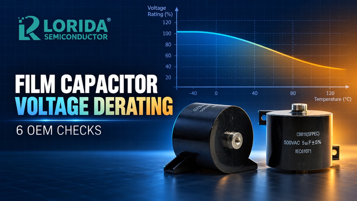 Film capacitor voltage derating engineering guide with LORIDA CBB16 product